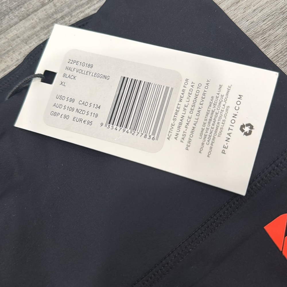 PE nation half Valley legging black extra large - Picture 2 of 3